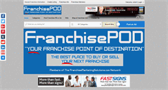 Desktop Screenshot of franchisepod.com